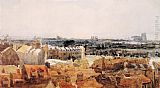 Thomas Girtin Canvas Paintings - Study for the Eidometropolis Westminster and Lambeth